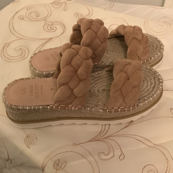 OASIS SOCIETY Alina Espadrille Sandals Size 7 - Picture 3 of 8